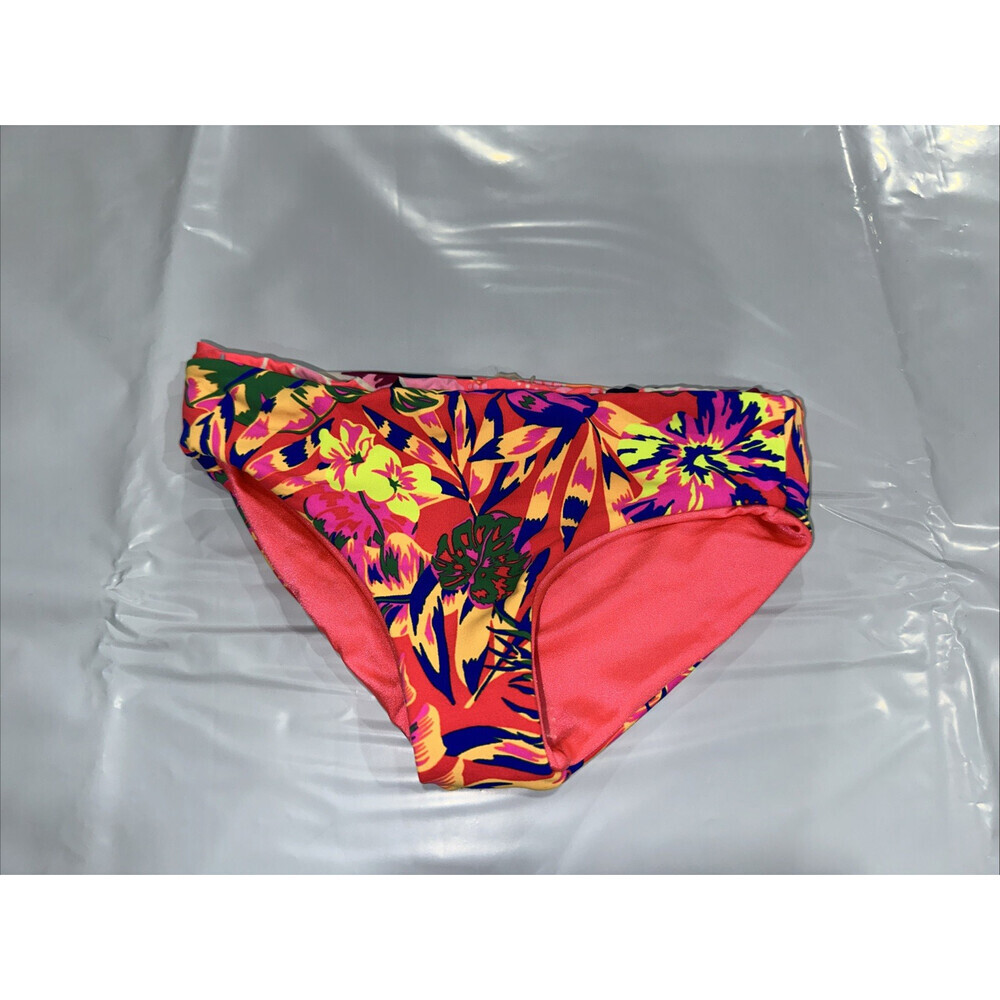Maaji Bikini Bottom Girls 6 Multi Tropical Stretch Reversible Swimwear CEB041